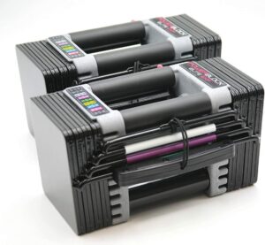 1. PowerBlock Elite EXP Dumbbell Set for Home Gym