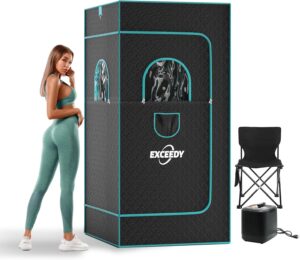 10. EXCEEDY Portable Steam Sauna for Home