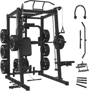 2. Mikolo All-in-One Smith Machine for Home Gym