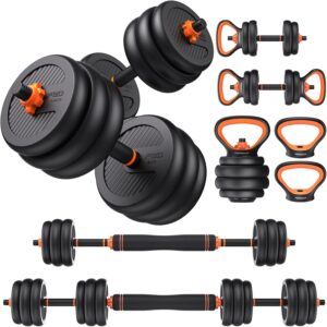 6. FEIERDUN Adjustable Dumbbell Set for Home Gym