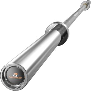 7. PAPABABE Olympic Barbell for Home Gym