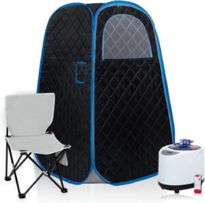 9. Wizzisauna Portable Steam Sauna for Home