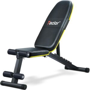 10. Teclor Adjustable Weight Bench for Home Gym