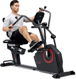 1. Sunny Health & Fitness Elite Elliptical Machine for Home Gym